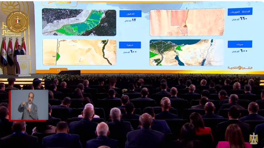 افتتاح الرئيس السيسي لموسم حصاد القمح 2025