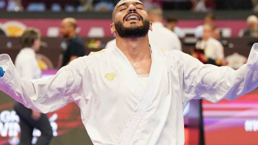 عبدالله ممدوح يتوج بذهبية الدوري العالمي للكاراتيه عبدالله ممدوح يتوج بذهبية الدوري العالمي للكاراتيه