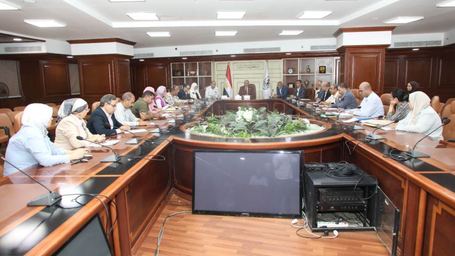 احتماع سكرتير بنى سويف