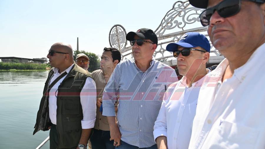جولة وزير الري ومحافظ كفرالشيخ