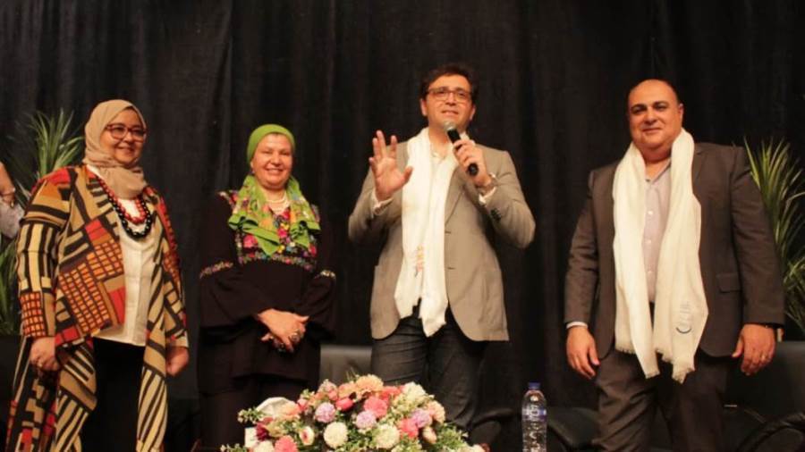 وزير الثقافة خلال اللقاء