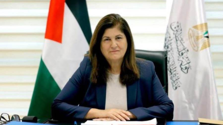 وزيرة الخارجية الفلسطينية فارسين أغابيكيان شاهين