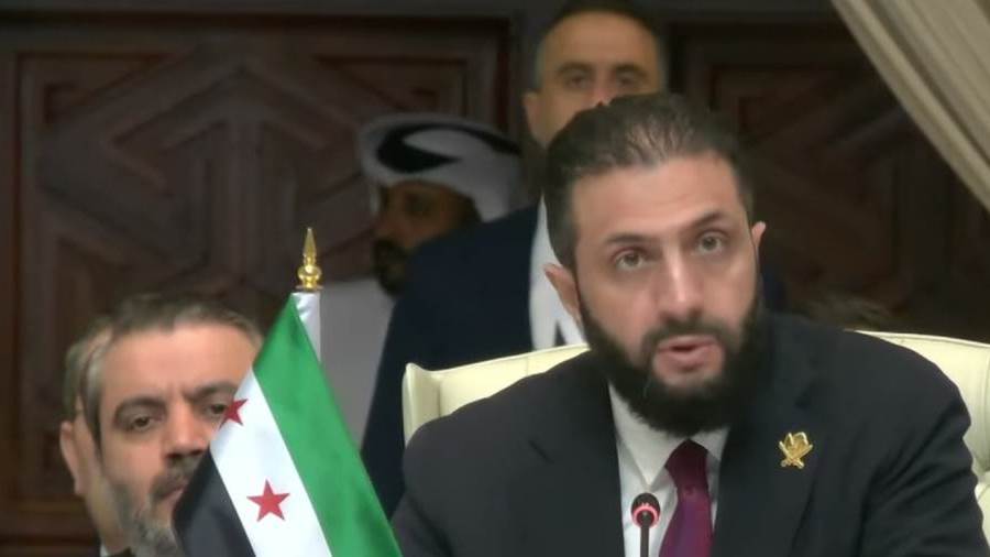 الرئيس السوري أحمد الشرع