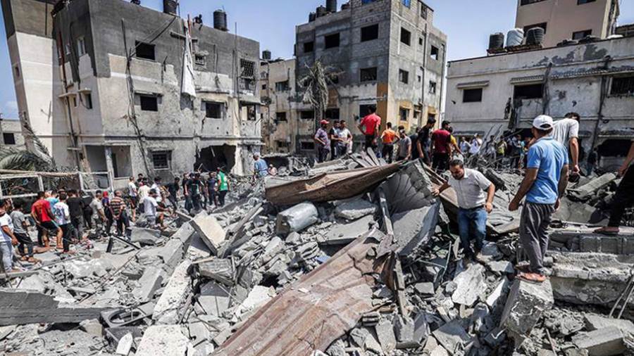 جانب من الأحداث في غزة - أرشيفية