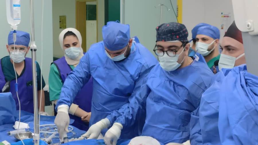 جانب عملي بمؤتمر القلب