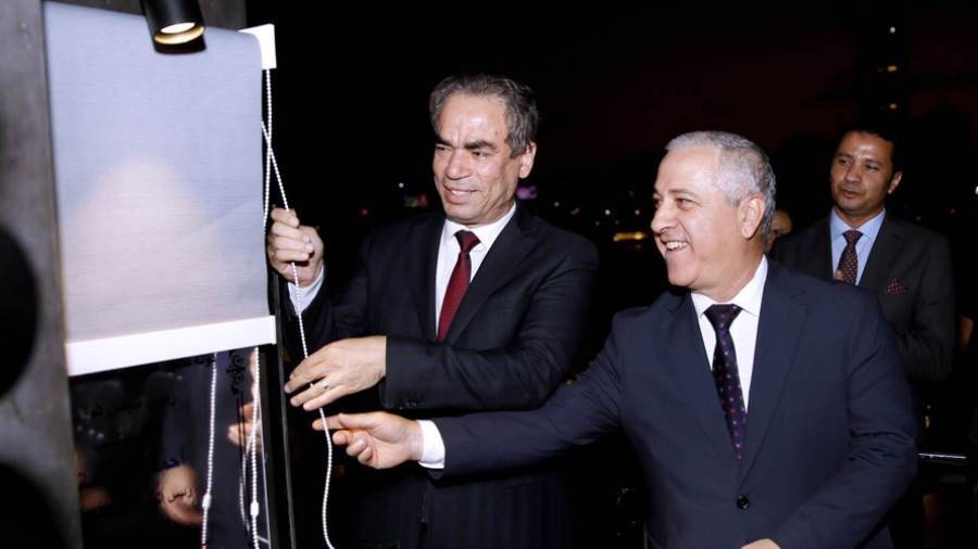 الشوربجي والمسلماني يفتتحان استديو ماسبيرو النهري