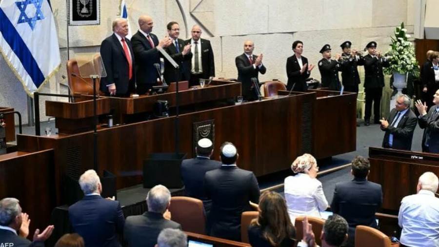 ترامب في الكنيست