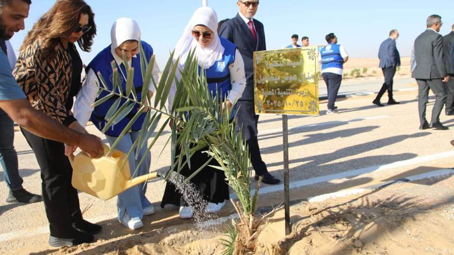 الوادي الجديد تستقبل وزيرى التنمية المحلية والزراعة لإطلاق المرحلة الرابعة من مبادرة 100 مليون شجرة