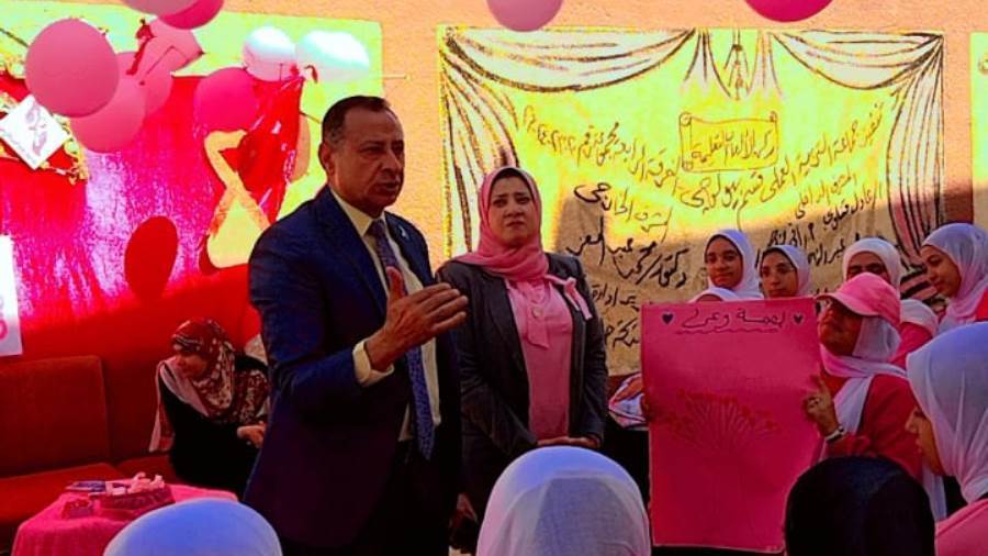 مبادرة تربوية متميزة بمدرسة الخارجة الثانوية تربط التعليم بالتوعية الصحية