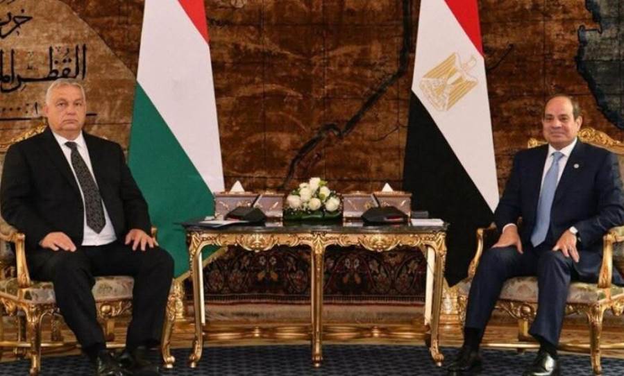 الرئيس عبد الفتاح السيسي ورئيس الوزراء فيكتور أوربان