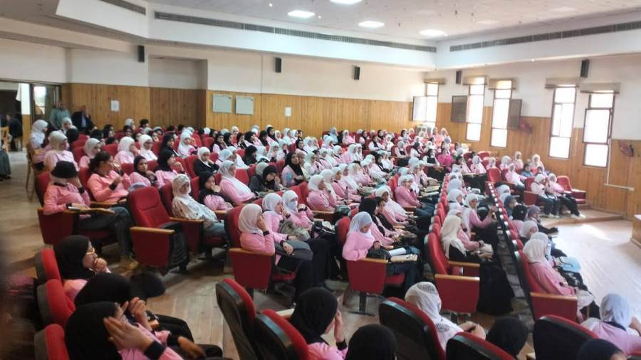 جانب من اقبال طلاب الثانوية العامة