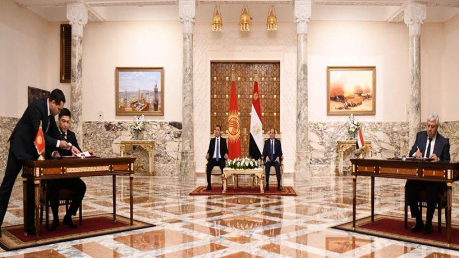 الرئيسان السيسي وصادير جاباروف