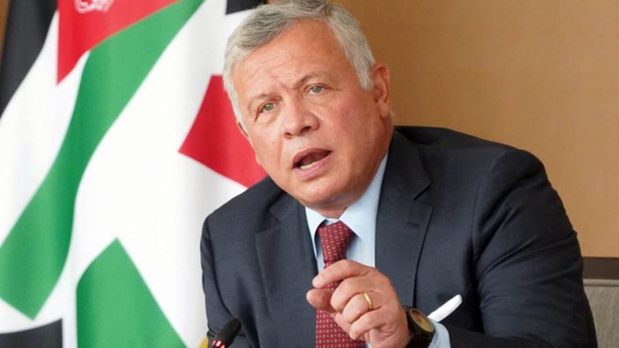 العاهل الأردني الملك عبد الله الثاني