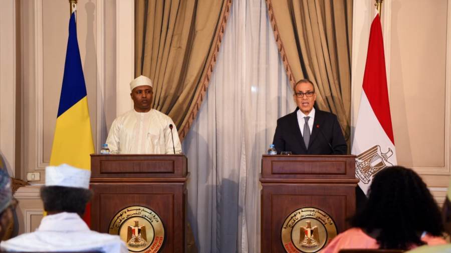 وزيرا الخارجية المصرى والتشادي