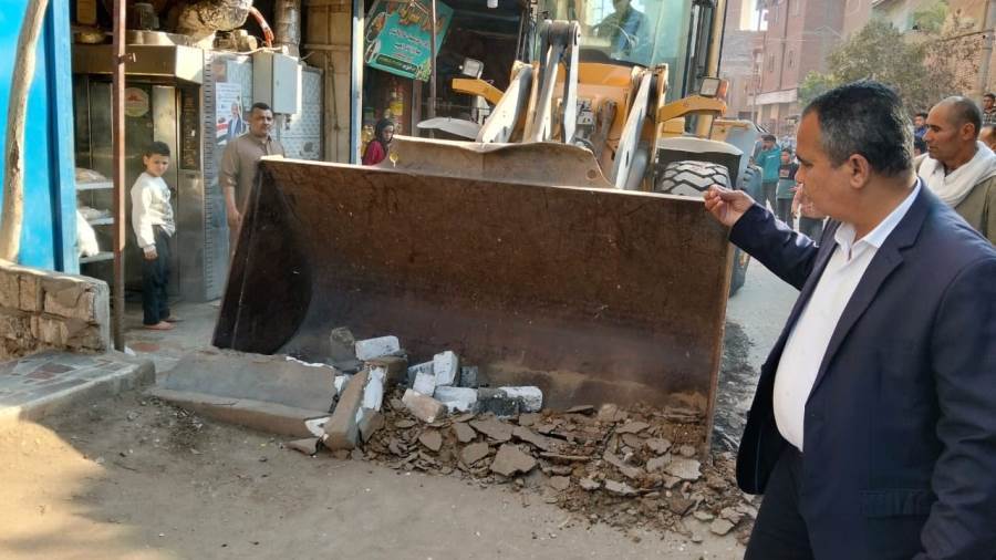 تسوية الطرق بقرى بني سويف