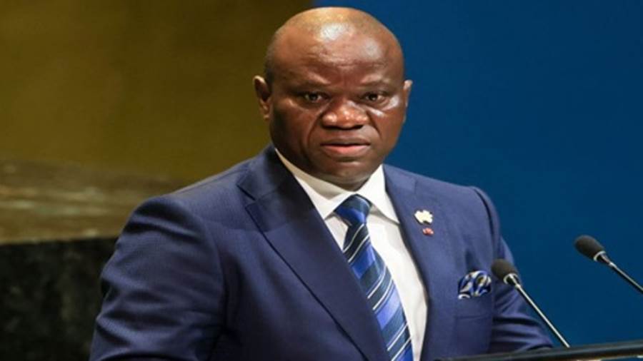 الرئيس الجابوني بريس أوليجي نجيما