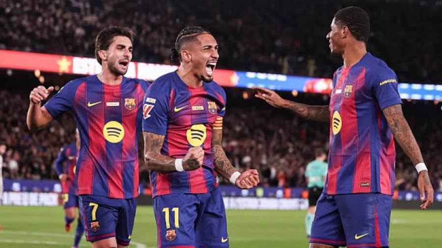 برشلونة يعبر أوساسونا ويحلق على عرش الليجا 