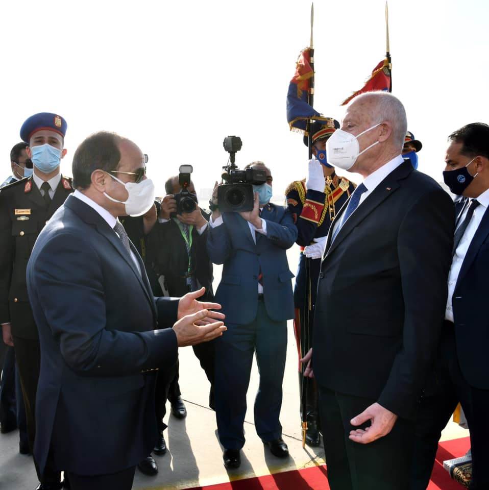 الرئيس السيسي يستقبل الرئيس التونسي