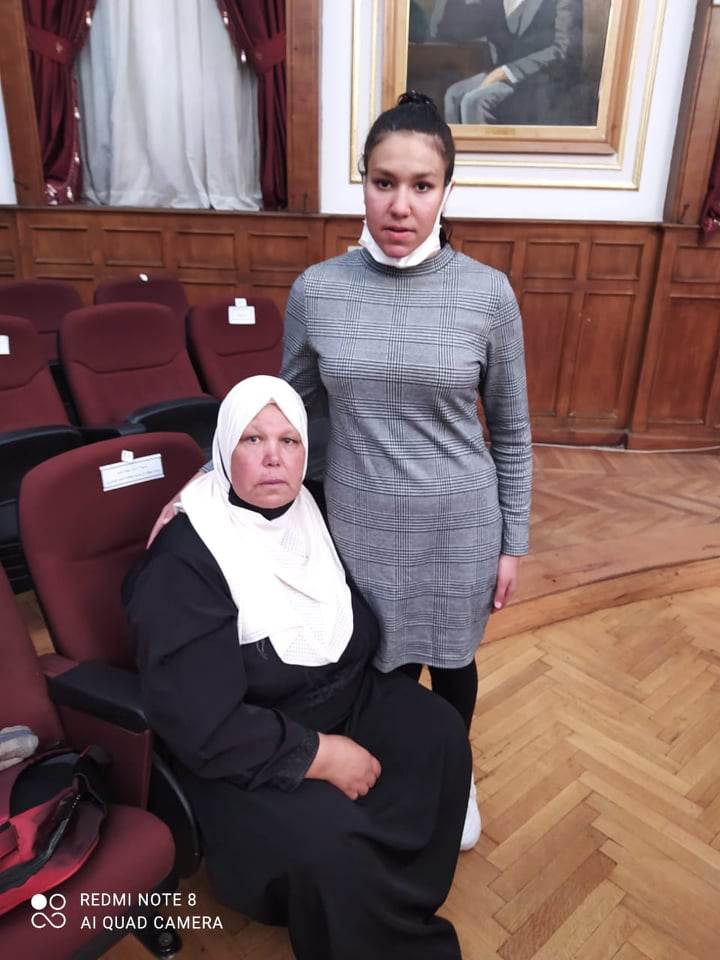 فاطمة أحمد الصاوي ووالدتها