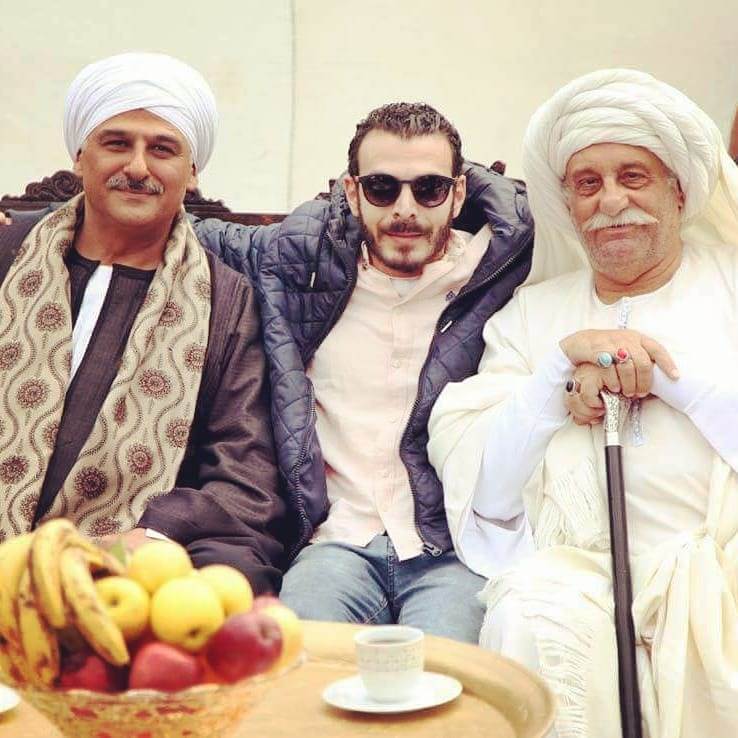 أحمد حلاوة وجمال سليمان في لقطة من مسلسل  أفراح إبليس