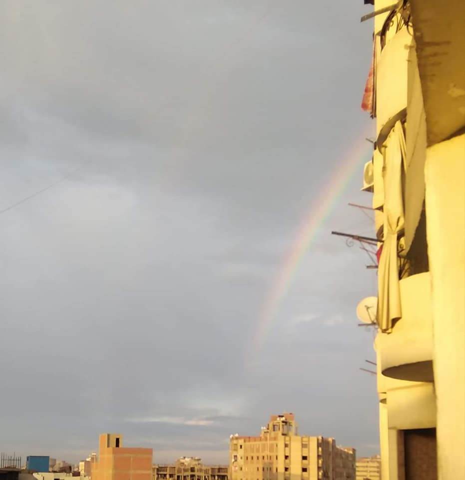 قوس قزح من شبرا الخيمة
