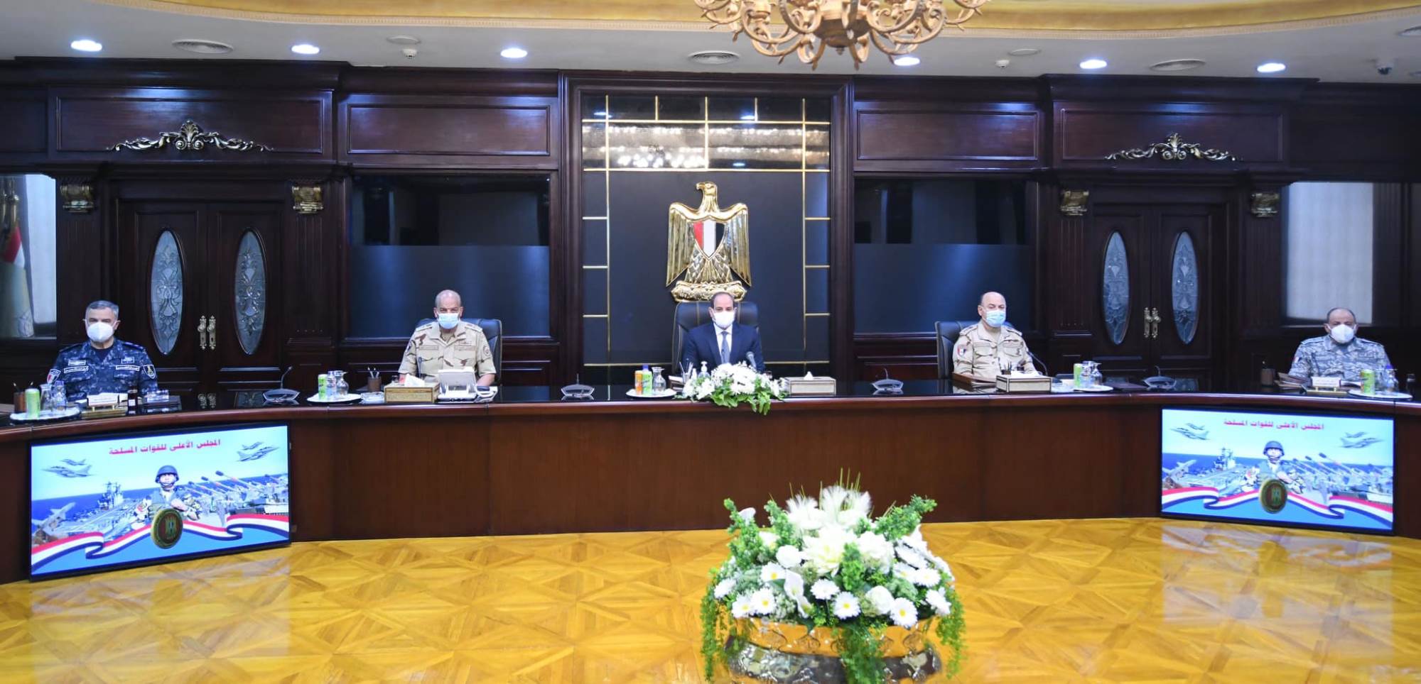 الرئيس عبدالفتاح السيسي يترأس اجتماع المجلس الأعلى للقوات المسلحة 2