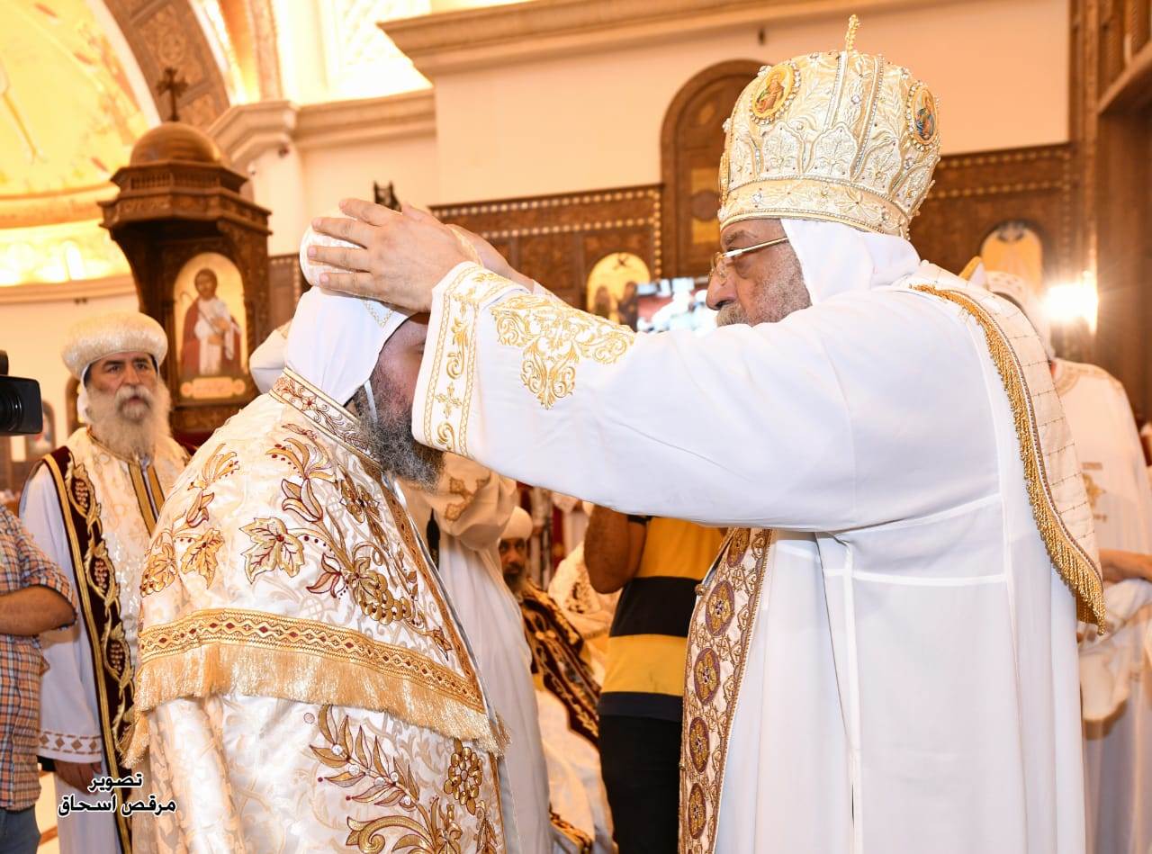 البابا تواضروس يرسم الأنبا إغناطيوس الأسقف العام لإيبارشية المحلةالكبرى