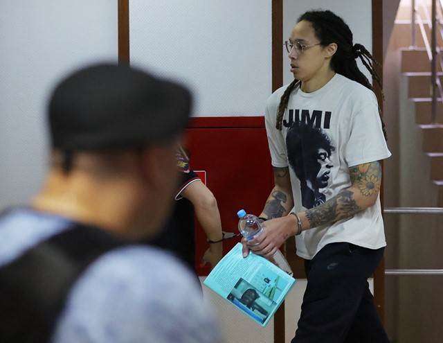 نجمة كرة السلة الأمريكية بريتني جرينير