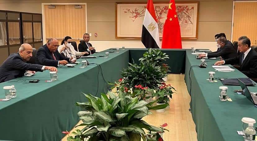 الاجتماع المصري الصيني على هامش أعمال الجمعية العامة في نيويورك.