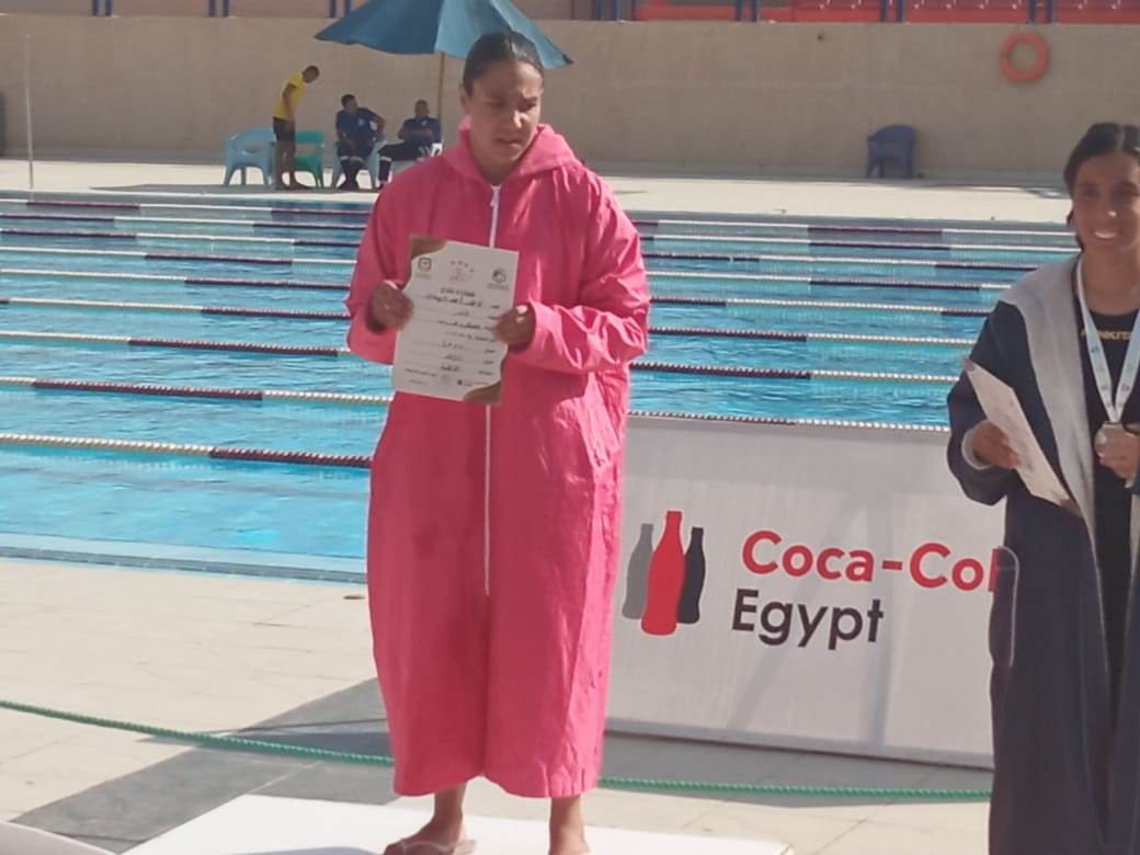 فاطمة الصاوي تتوج بذهبية بطولة الجمهورية والبطولة الوطنية للسباحة لذوي الهمم8