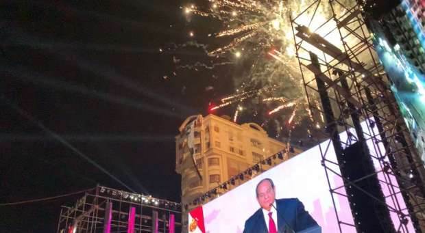 الاحتفالات في ميدان التحرير