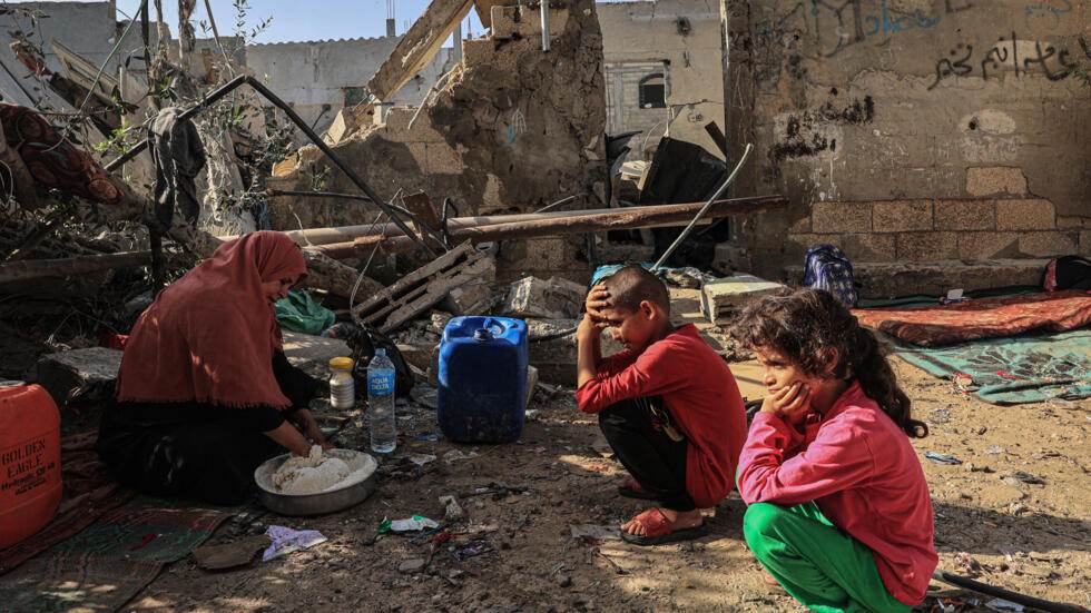 جانب من معاناة الاطفال في غزة