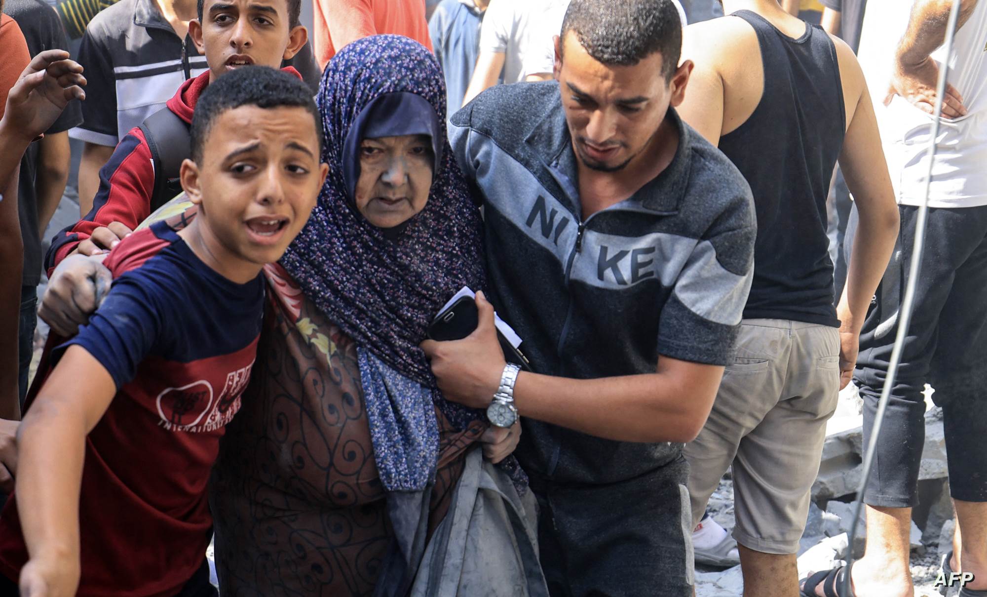 معاناة كبار السن في غزة