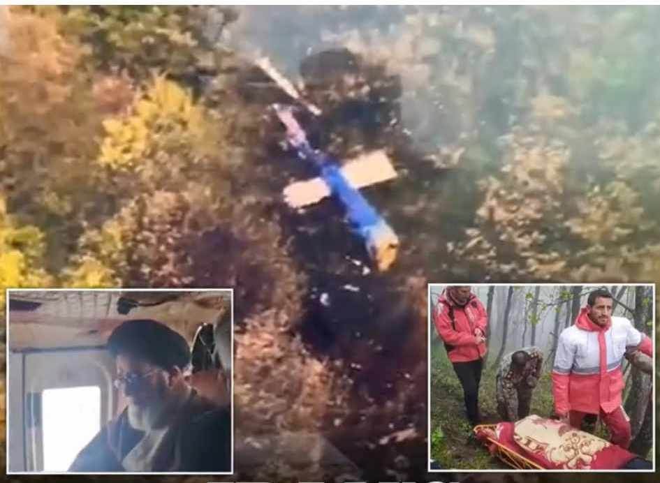 جثة أحد ضحايا تحكم طائرة الرئيس الإيراني الراحل إبراهيم رئيسي