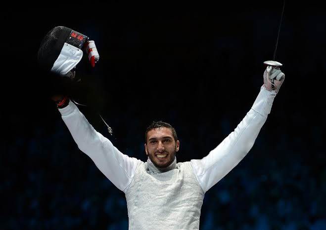 علاء أبو القاسم بطل سلاح الشيش