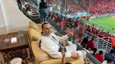 لؤي دعبس يؤازر الزمالك في الإمارات (صور)