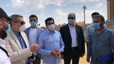 عاجل.. وزير الرياضة يتفقد مدينة الشباب في الأسمرات