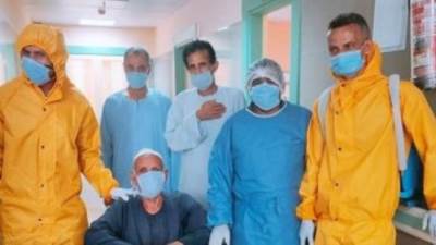 مستشفى عمال الإسكندرية شفاء ١١ مصابا بفيروس كورونا