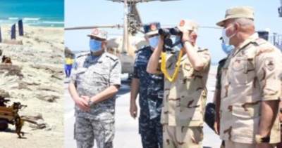 عاجل.. رئيس الأركان يشهد إحدى مراحل المناورة (حسم 2020)