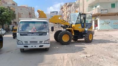 حملات نظافة مكثفة لمدن وقرى كفر الشيخ