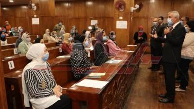 أول يوم دراسي بـ”إعلام“ المنوفية