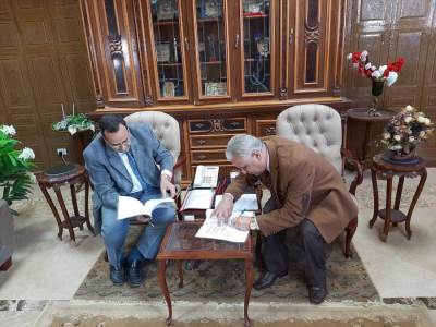 توقيع بروتوكول بين جامعة العريش ومحافظة شمال سيناء لتوفير المياه