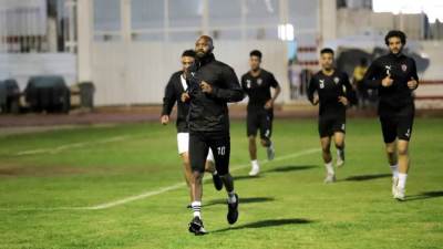 رباعي الزمالك يخوض تدريبات تأهيلية وخفيفة