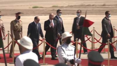 الرئيس السيسي يصل إلى العراق فى زيارة تاريخية