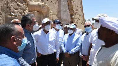 شاهد.. تحويل الأقصر إلى أكبر متحف مفتوح في العالم 