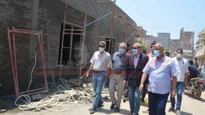 "الهجان" يتابع تنفيذ مشروعات "حياة كريمة" بقرى شبين القناطر