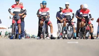 منتخب مصر ينافس على 3 ميداليات في اليوم الثاني للبطولة العربية لدراجات الطريق