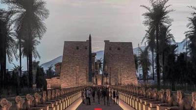 الأقصر تتزين لاحتفالية عالمية بافتتاح طريق الكباش.. (صور)