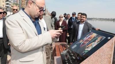 هذا ما فعله محافظ بني سويف خلال تفقد ممشى العظماء