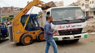 حملات نظافة وتجميل مكبرة بمدينة دسوق في كفرالشيخ